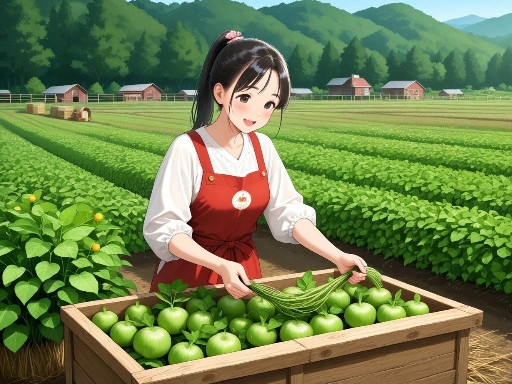 農家のお嫁さんで、ひとぬきっ - サンプル画像 1