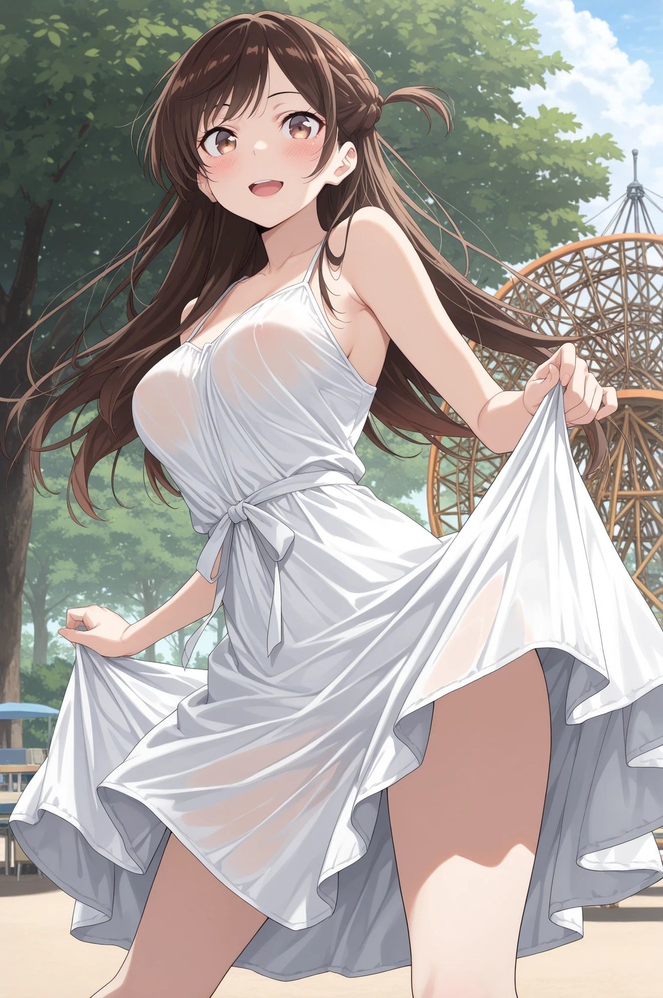 AIイラストCG集127  彼〇お借りします  水〇千鶴 - サンプル画像 2