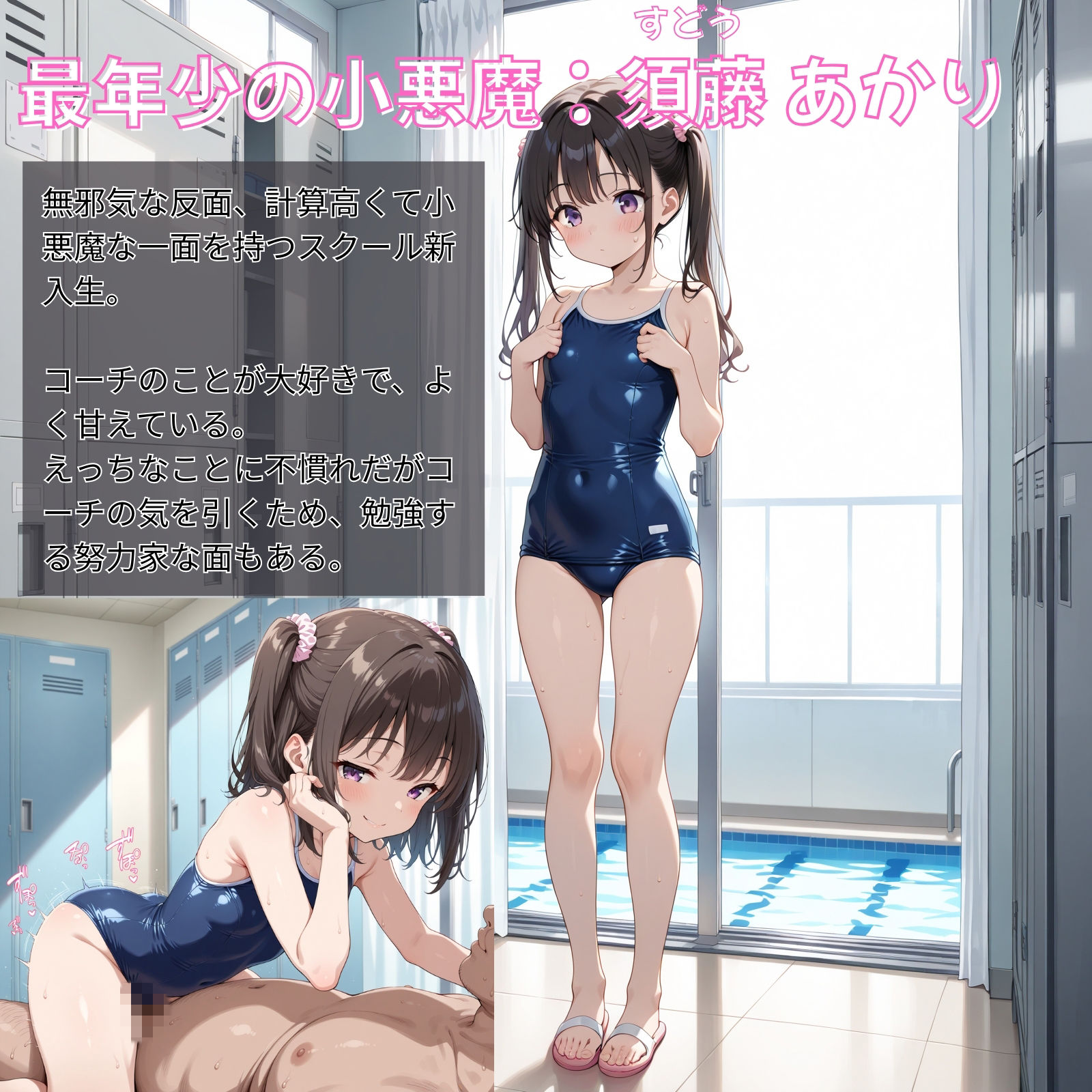 強烈性癖！ 〜水泳教室コーチの罠〜 - サンプル画像 4