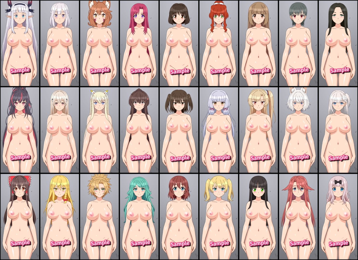 27人のパイパンヌードの女の子を「みつめえっち」したい人向けのCG集2026-FUNF- - サンプル画像 3