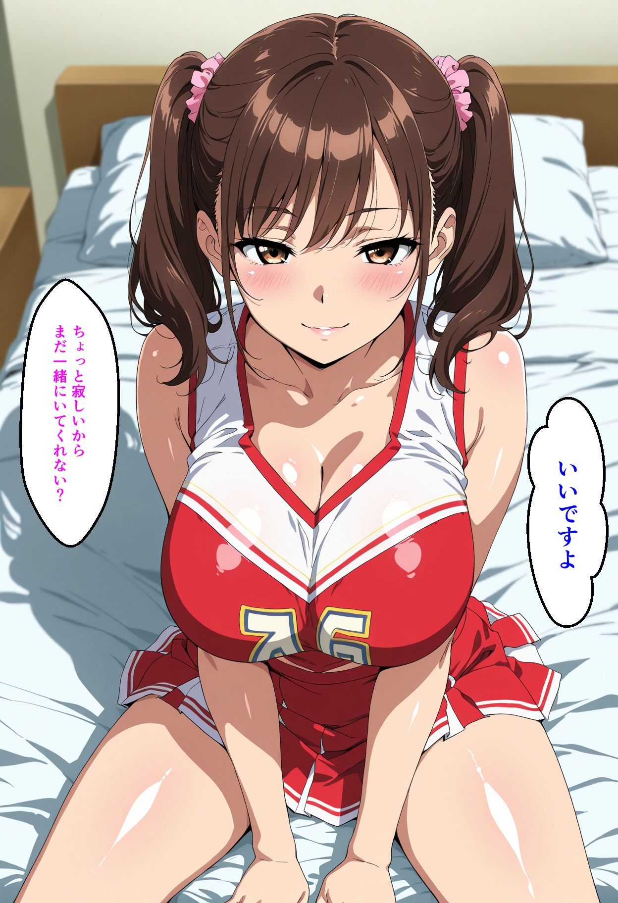 チアリーダー2人に囲まれた新入生マネージャーのエロい毎日の記録 - サンプル画像 6