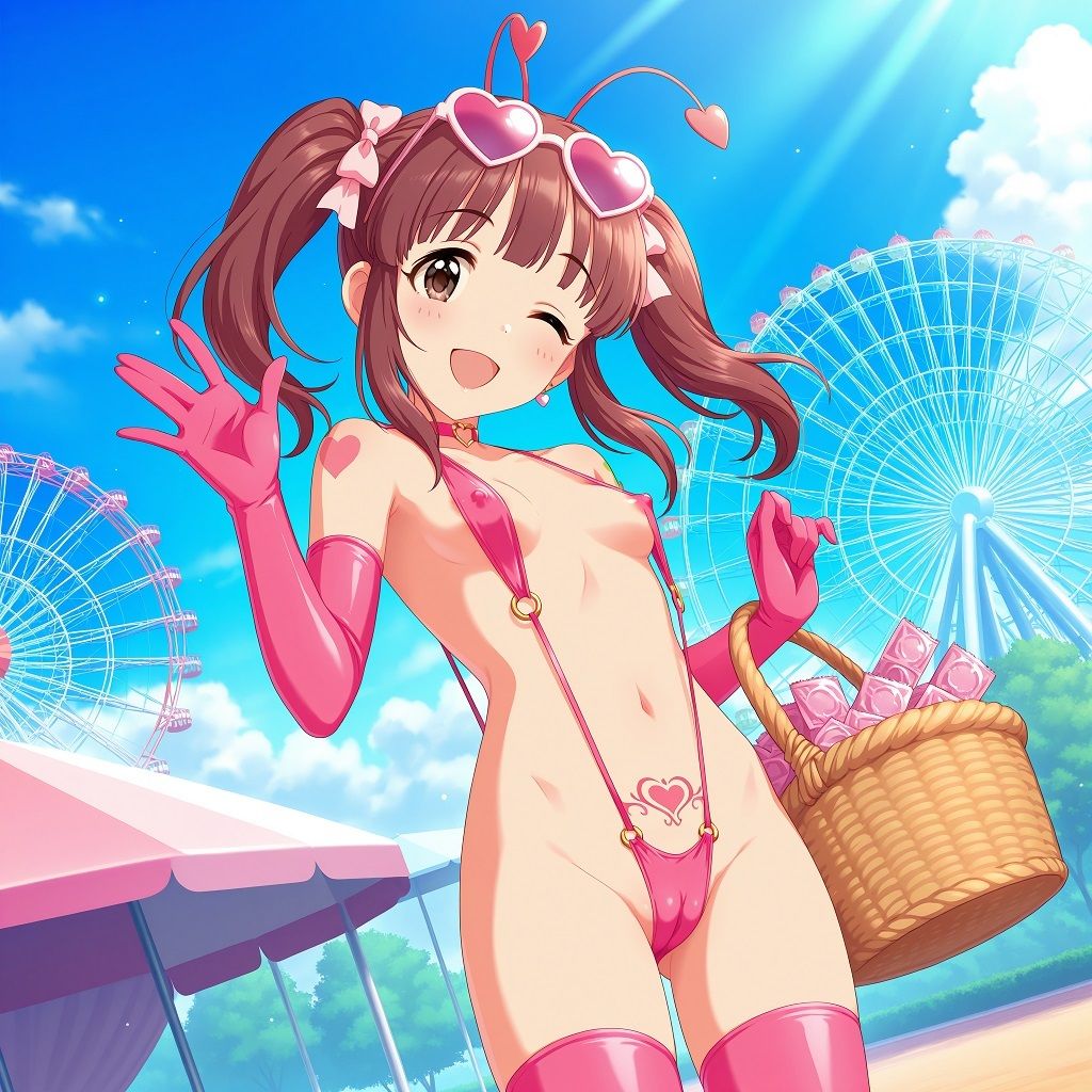 常識改変された世界で職業体験をするアイドル 緒方智〇里編 - サンプル画像 4