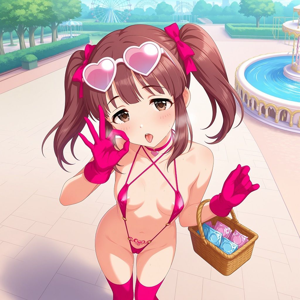 常識改変された世界で職業体験をするアイドル 緒方智〇里編 - サンプル画像 5