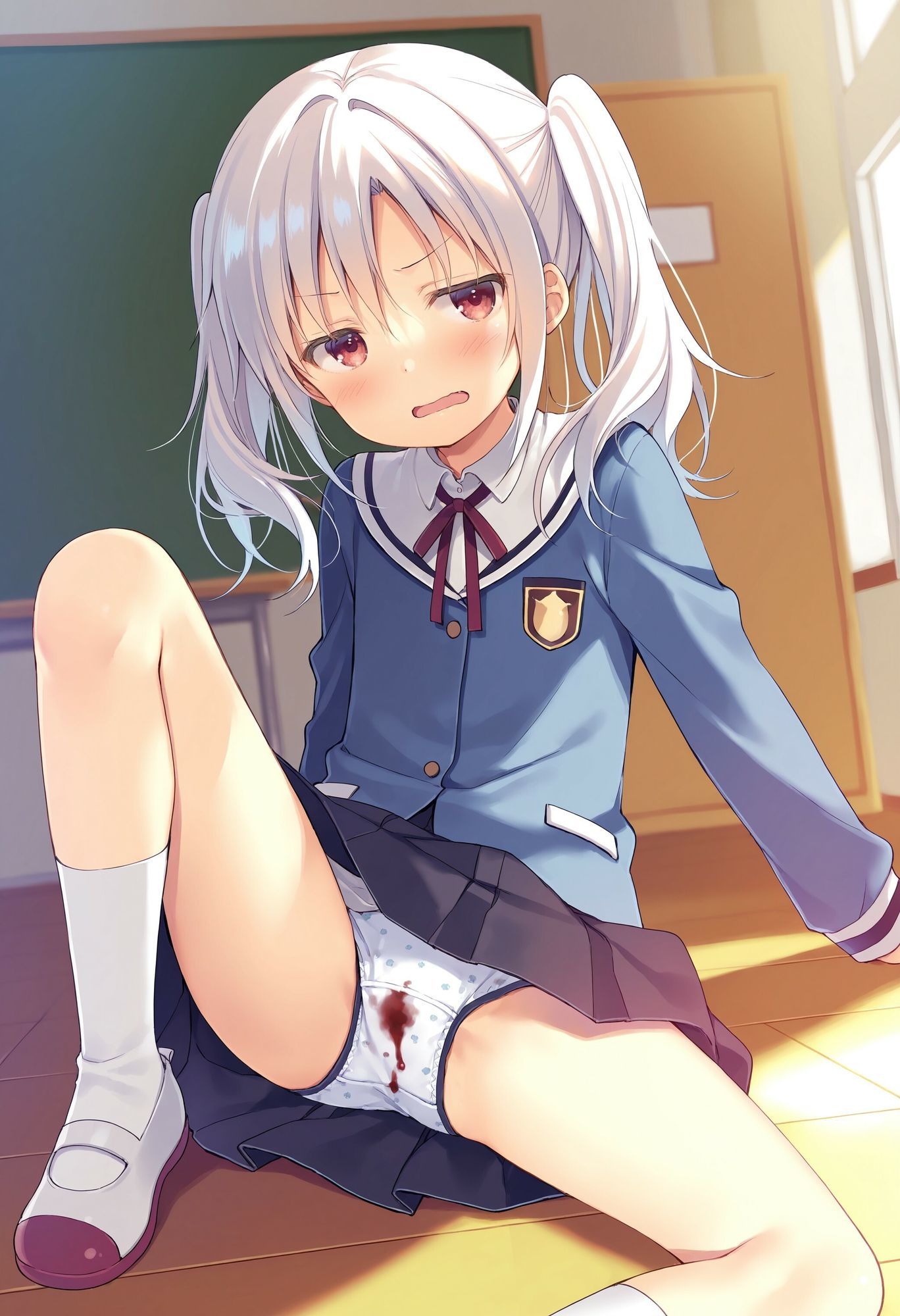 可愛い同級生の汚パンツ  生理編 - サンプル画像 3