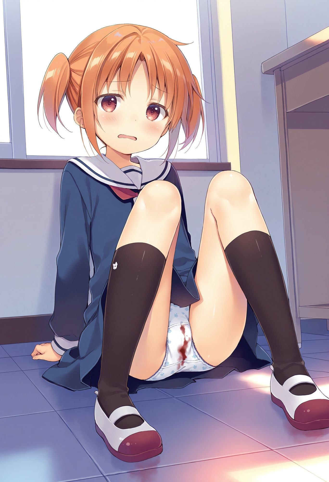 可愛い同級生の汚パンツ  生理編 - サンプル画像 4