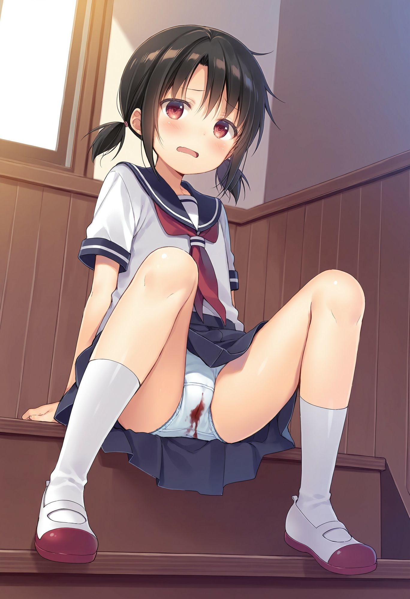 可愛い同級生の汚パンツ  生理編 - サンプル画像 7