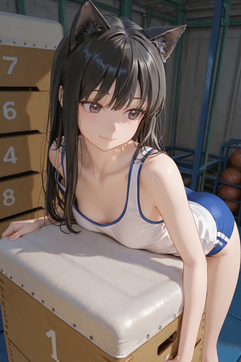 猫耳JKと体育館で - サンプル画像 7