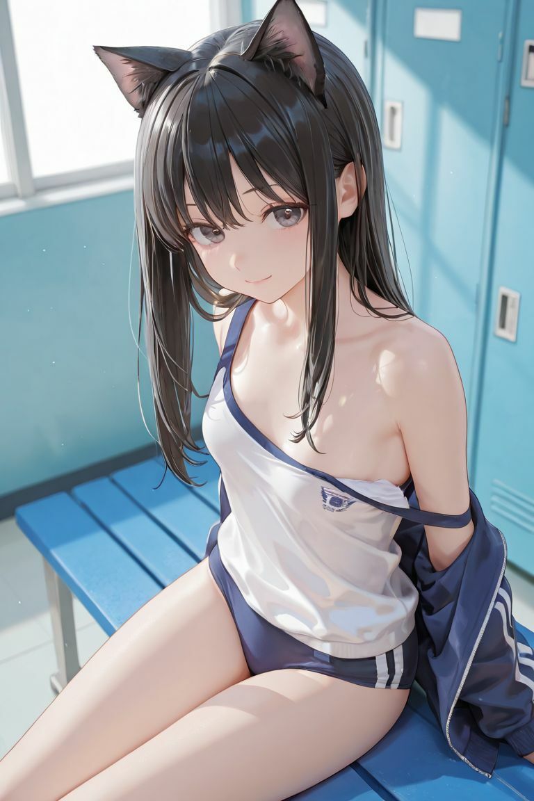 猫耳JKと体育館で - サンプル画像 10