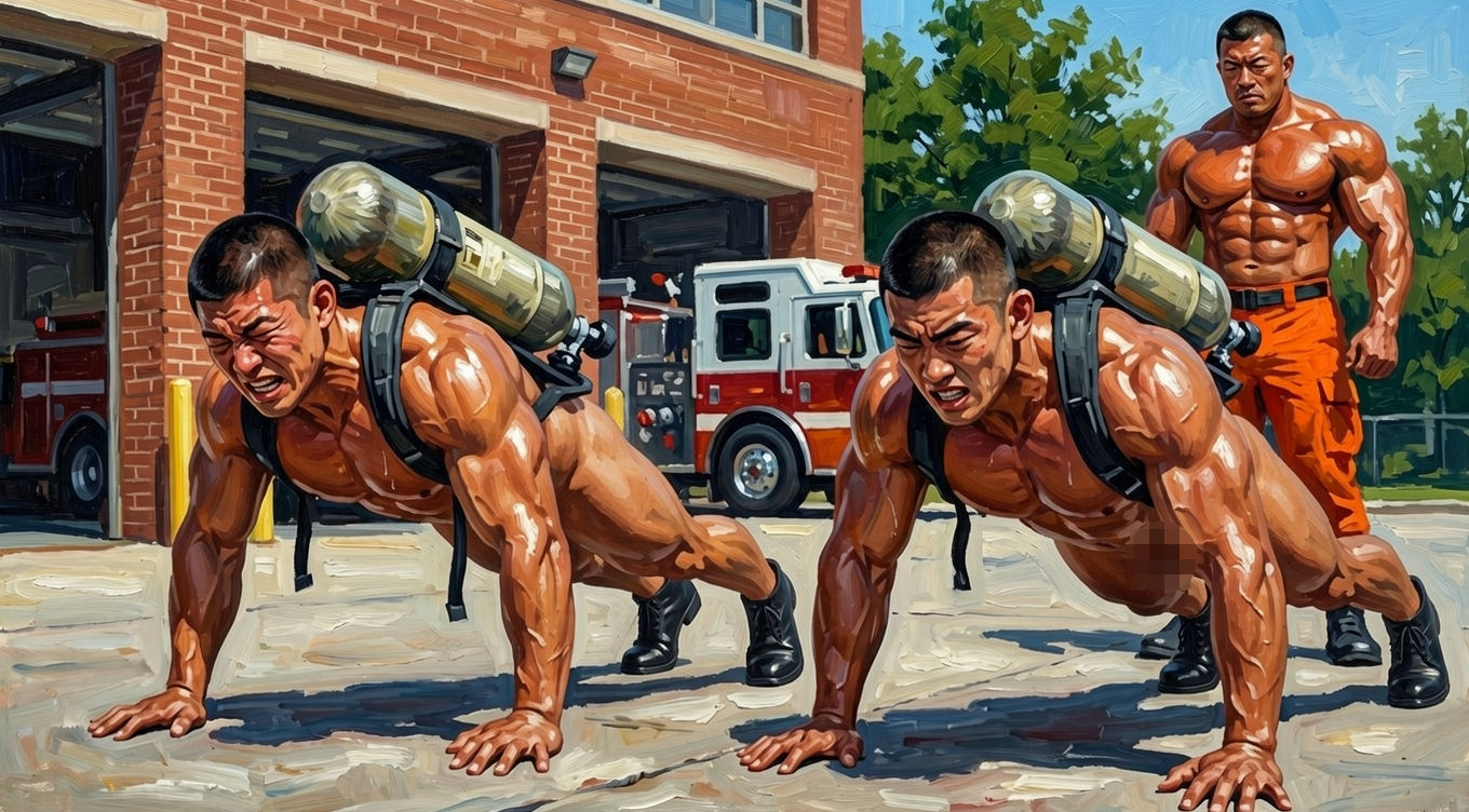 新米レスキュー隊員・地獄の訓練 - サンプル画像 2