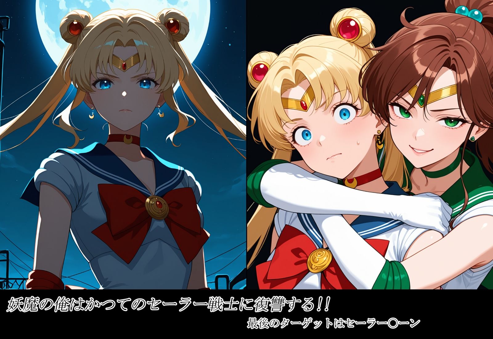 雑魚妖魔の俺がセーラー戦士を堕とすまで5 - サンプル画像 1