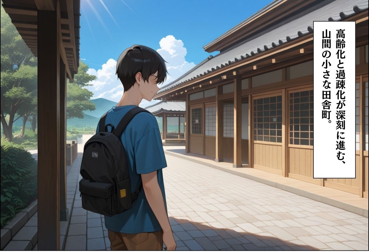 引っ越してきた田舎町がムチムチ熟女だらけだった話 〜農作業着の熟女たちとビニールハウス密室種付け編〜 - サンプル画像 1