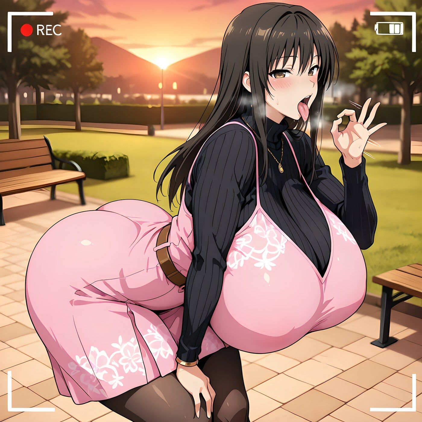 枯れ専爆乳ゆ◯お爺ちゃん達との性活 - サンプル画像 4