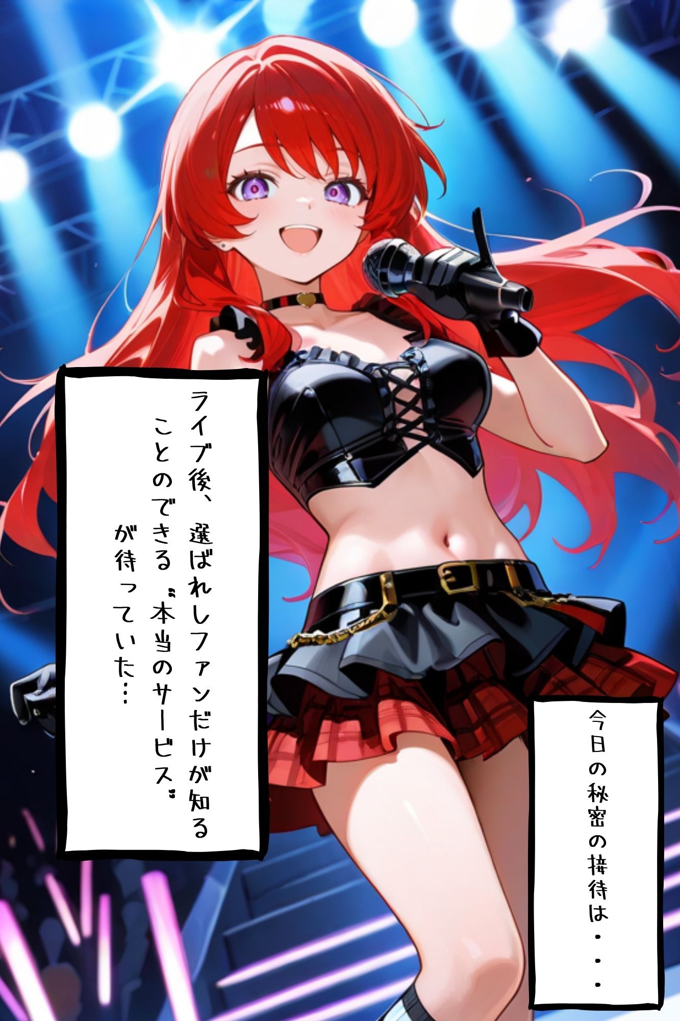 【漫画がアニメ化！】極秘ファンサ  アイドル裏接待  天宮レイ編 - サンプル画像 2