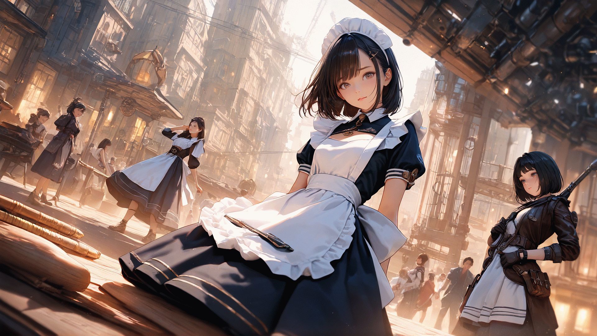 世紀末蠕虫討伐録 ― 堕ちゆくメイドたち - サンプル画像 2