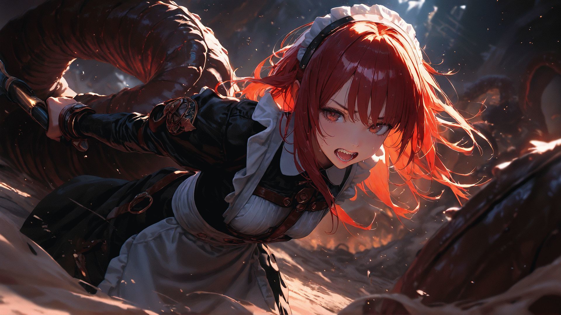 世紀末蠕虫討伐録 ― 堕ちゆくメイドたち - サンプル画像 4