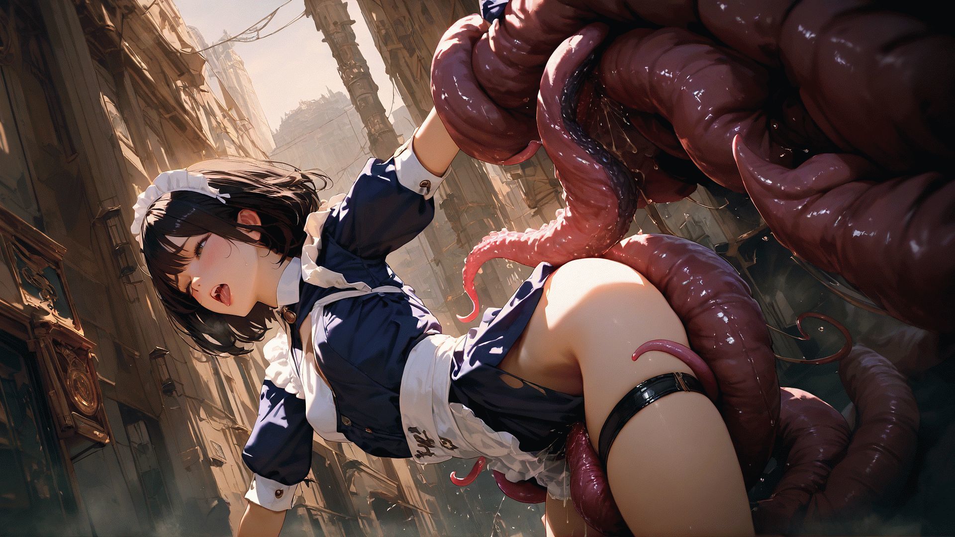 世紀末蠕虫討伐録 ― 堕ちゆくメイドたち - サンプル画像 8