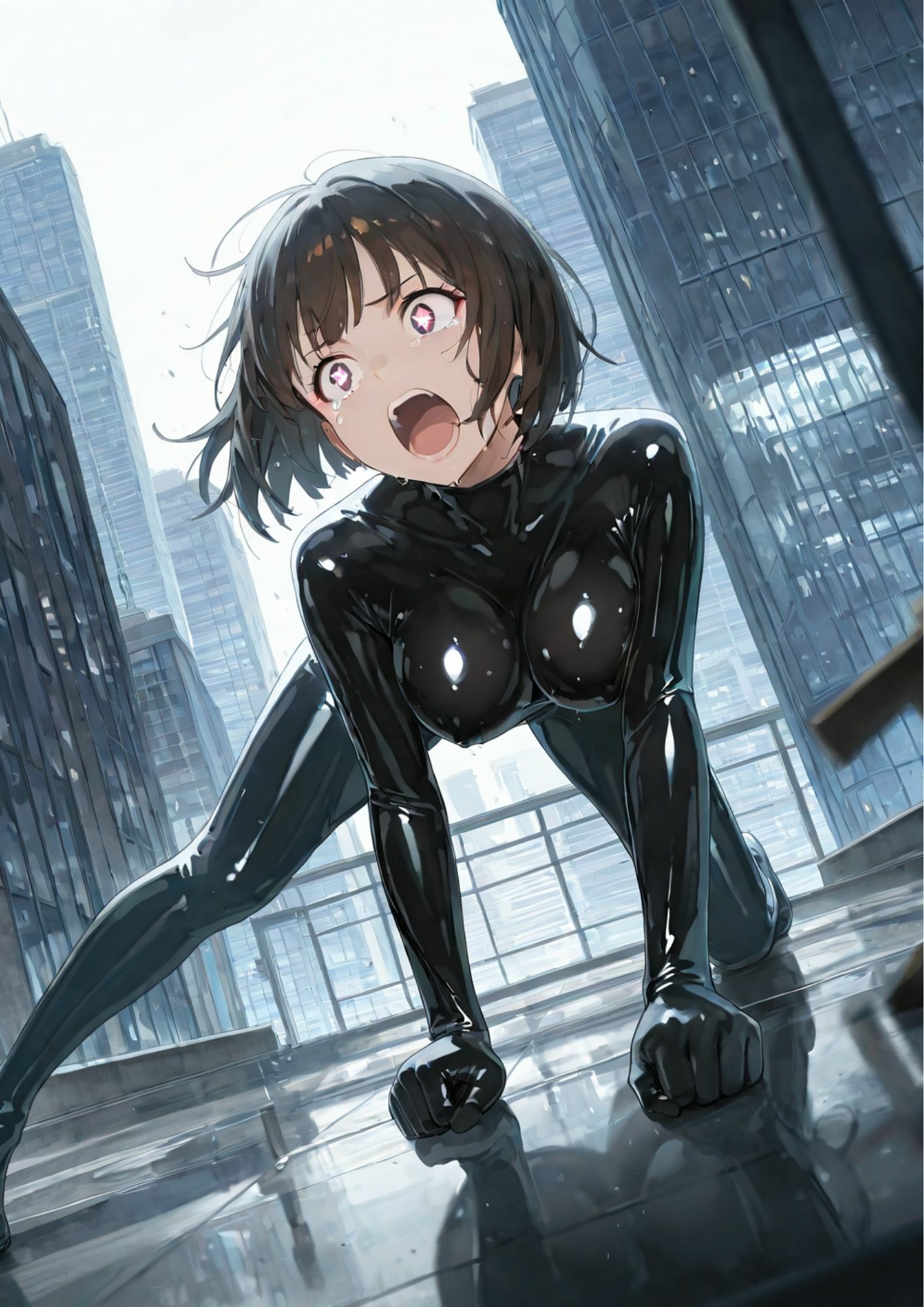 潜入失敗！弱虫捜査官 あっさり捕まってエロ尋問 犯●れ搾乳され、 最後は土下座で許しを乞う - サンプル画像 1