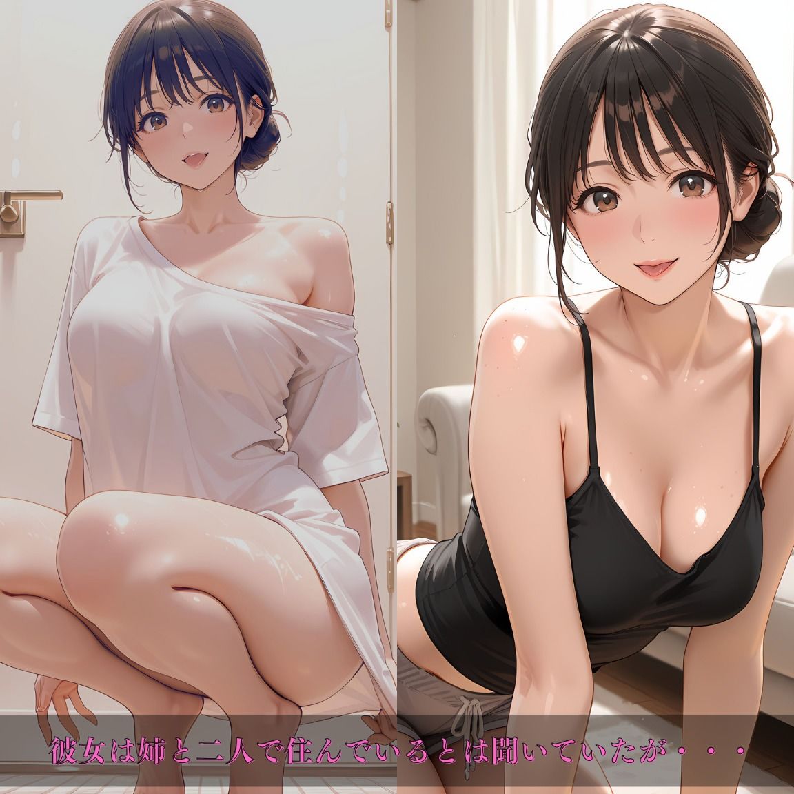 彼女のお姉さんがかわいすぎて - サンプル画像 1