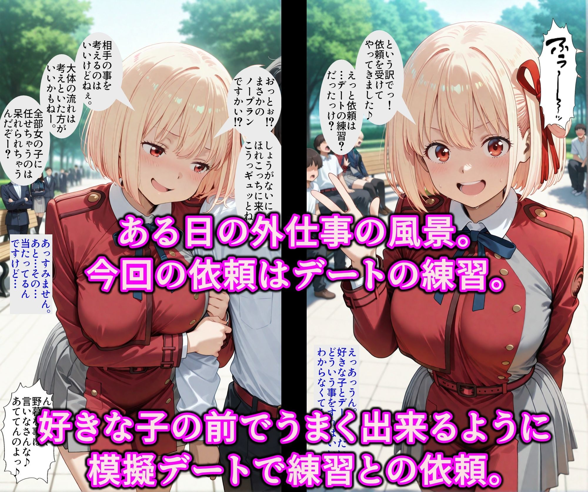 洗脳マシンでスケベにいいなり！！ドスケベリコリスのエッチなお仕事♪淫乱チンポケースはご主人様に発情中 - サンプル画像 2