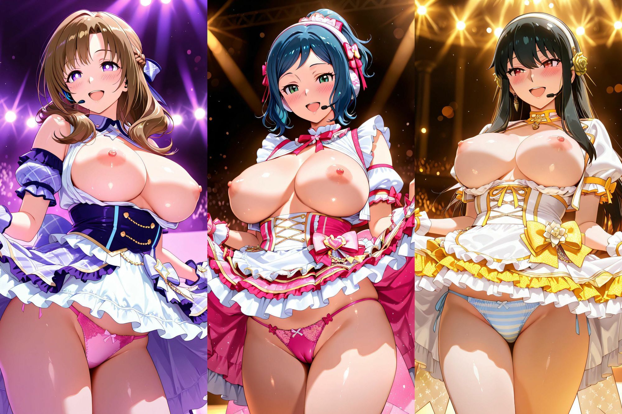 人妻アイドルの絶頂中出しライブ2 - サンプル画像 1