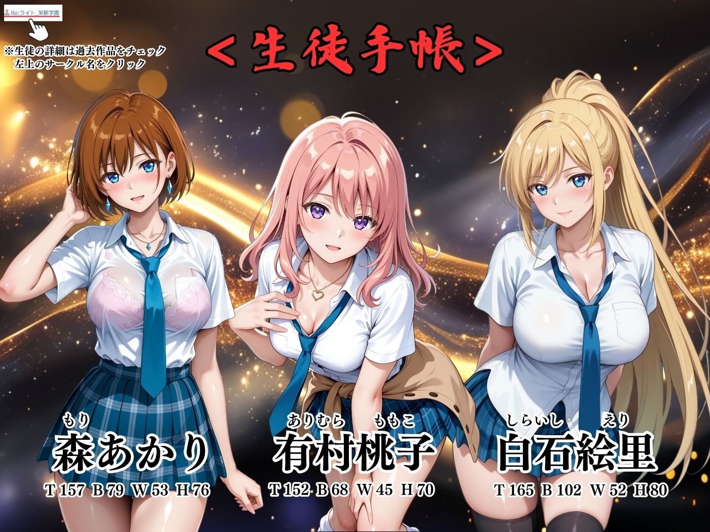 【4Kイラスト】1万3000人の生徒を抱いた校長による女子生徒への性指導（ホワイトデー編） - サンプル画像 2