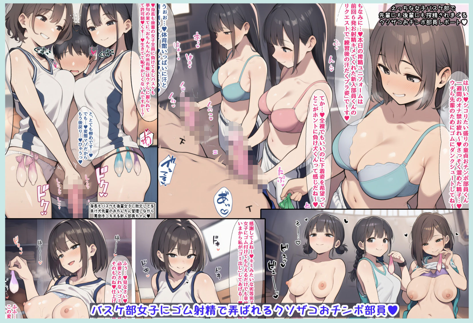 あまえむW（わーるど）その1【ドM男性大好き女子がいっぱいな世界のセリフ付きCG集】 - サンプル画像 6