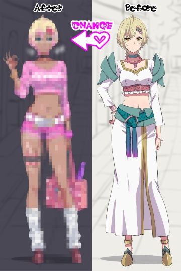 エルフ精霊使いがギャルになる話 - サンプル画像 1