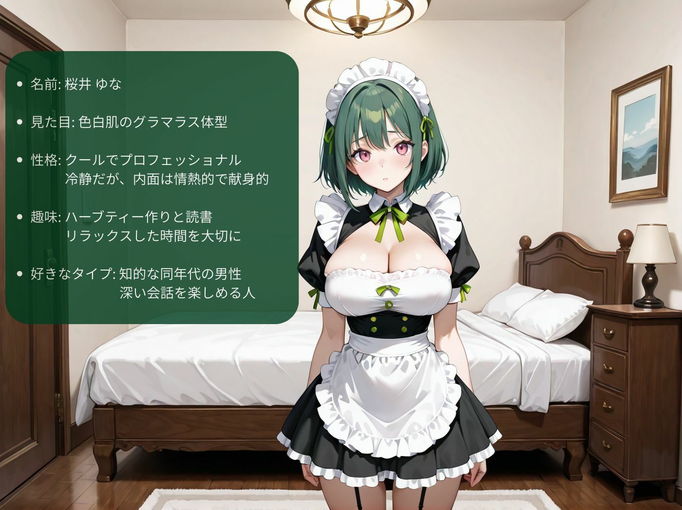 あまあま巨乳JKメイドの濃密ご奉仕タイム（はーと）【120fps/AI高画質】 - サンプル画像 7