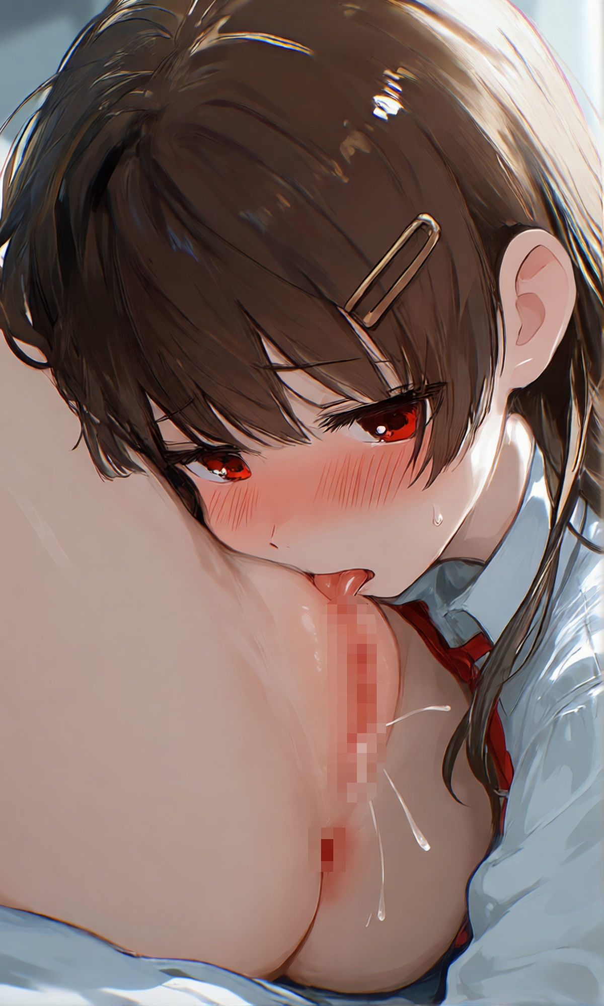 【百合】【クンニ】至近距離で味わい尽くす - サンプル画像 1