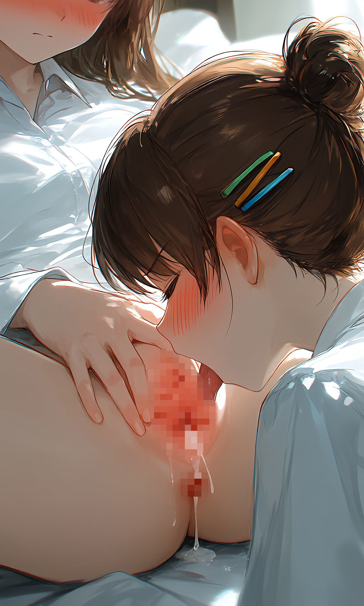 【百合】【クンニ】至近距離で味わい尽くす - サンプル画像 4