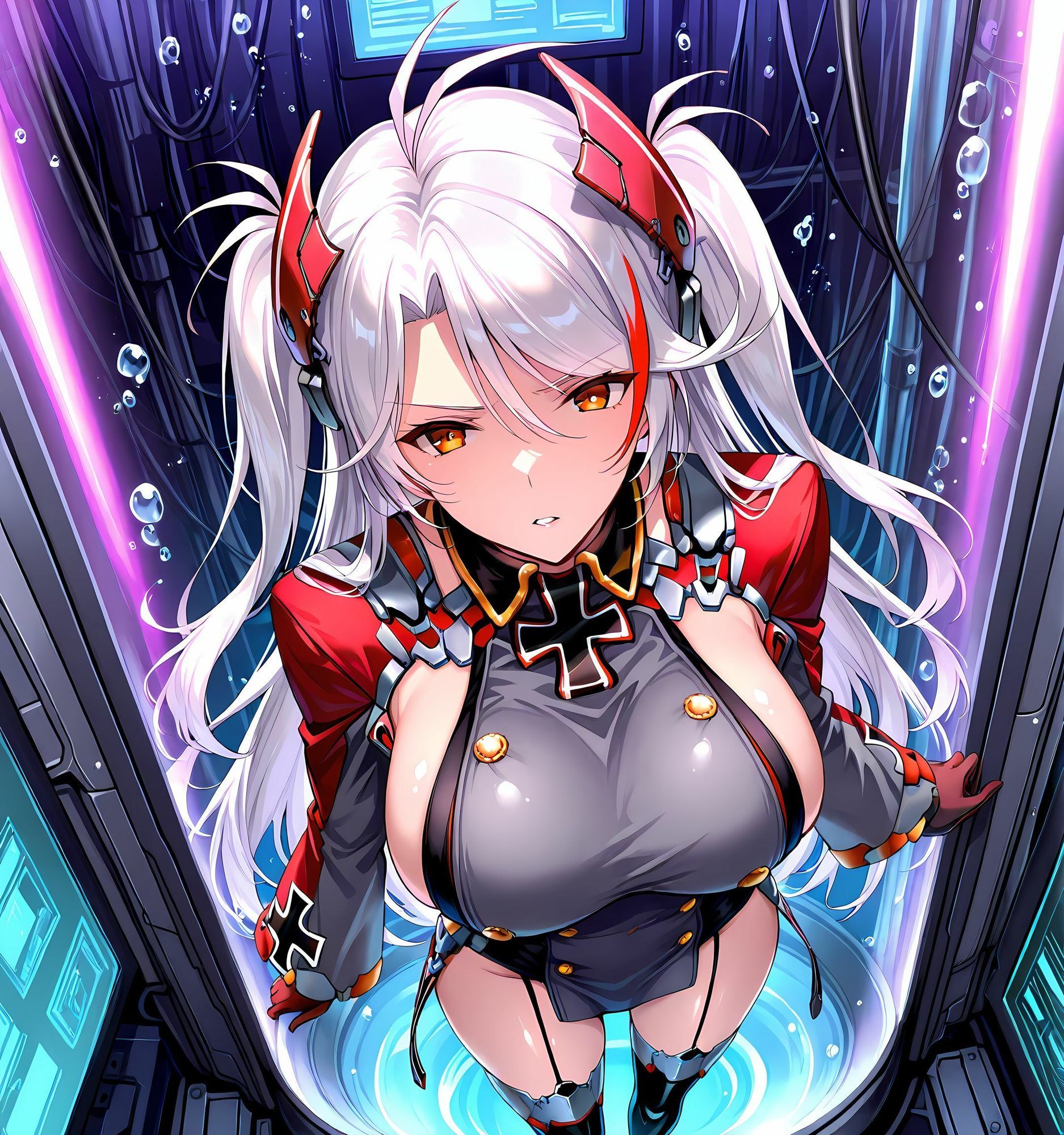 オイゲン洗脳機械姦・悪堕ち孕ませ - サンプル画像 3