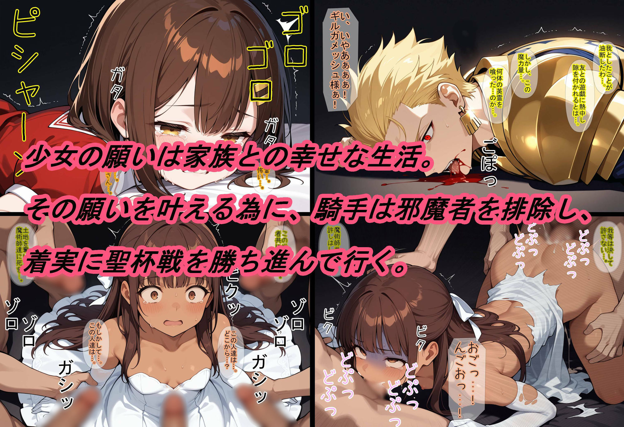 【F〇te/strange_F〇ke】死と泥の聖杯〜悪夢に沈むスノーフィールド〜 - サンプル画像 4