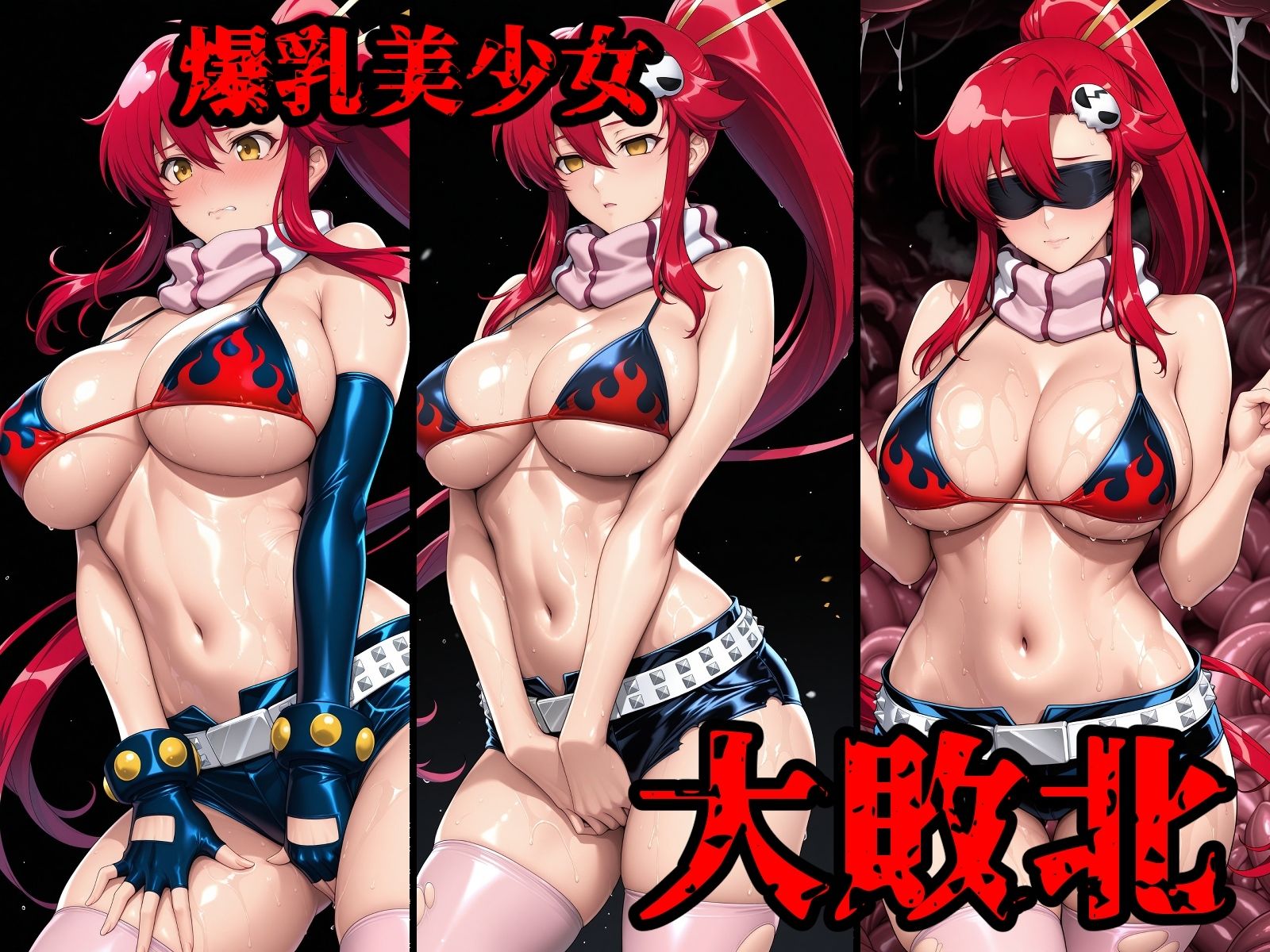 完全敗北爆乳美少女 ヨー〇・ニ〇 屈服するまでが変身ヒロインだ - サンプル画像 1