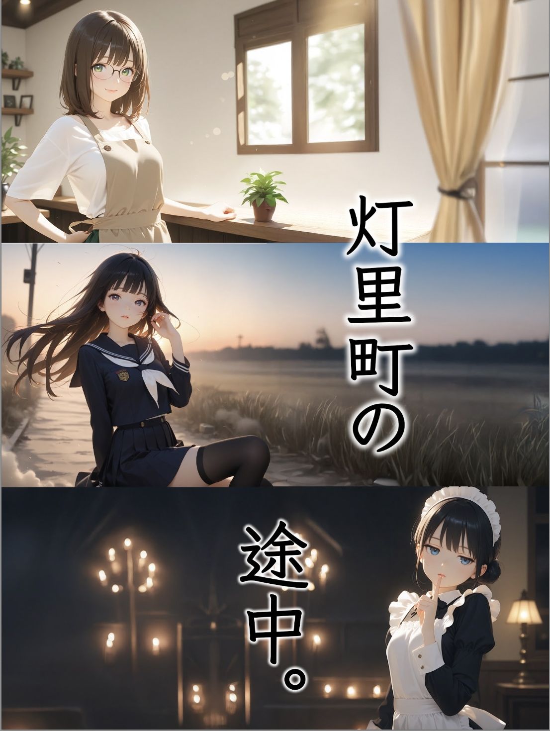 灯里町の途中〜素直になれない幼馴染、無自覚な献身、琥珀色の奉仕〜 - サンプル画像 1