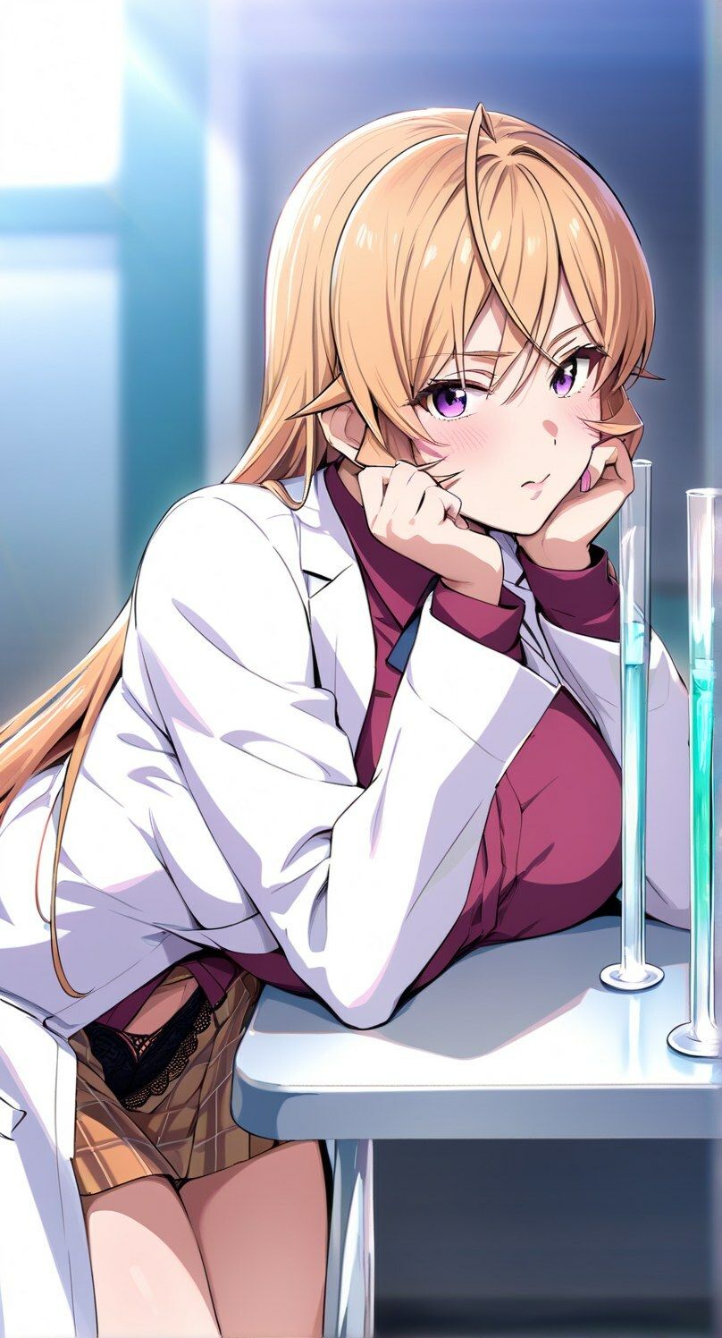 薙切えりなと制服コレクション - サンプル画像 1