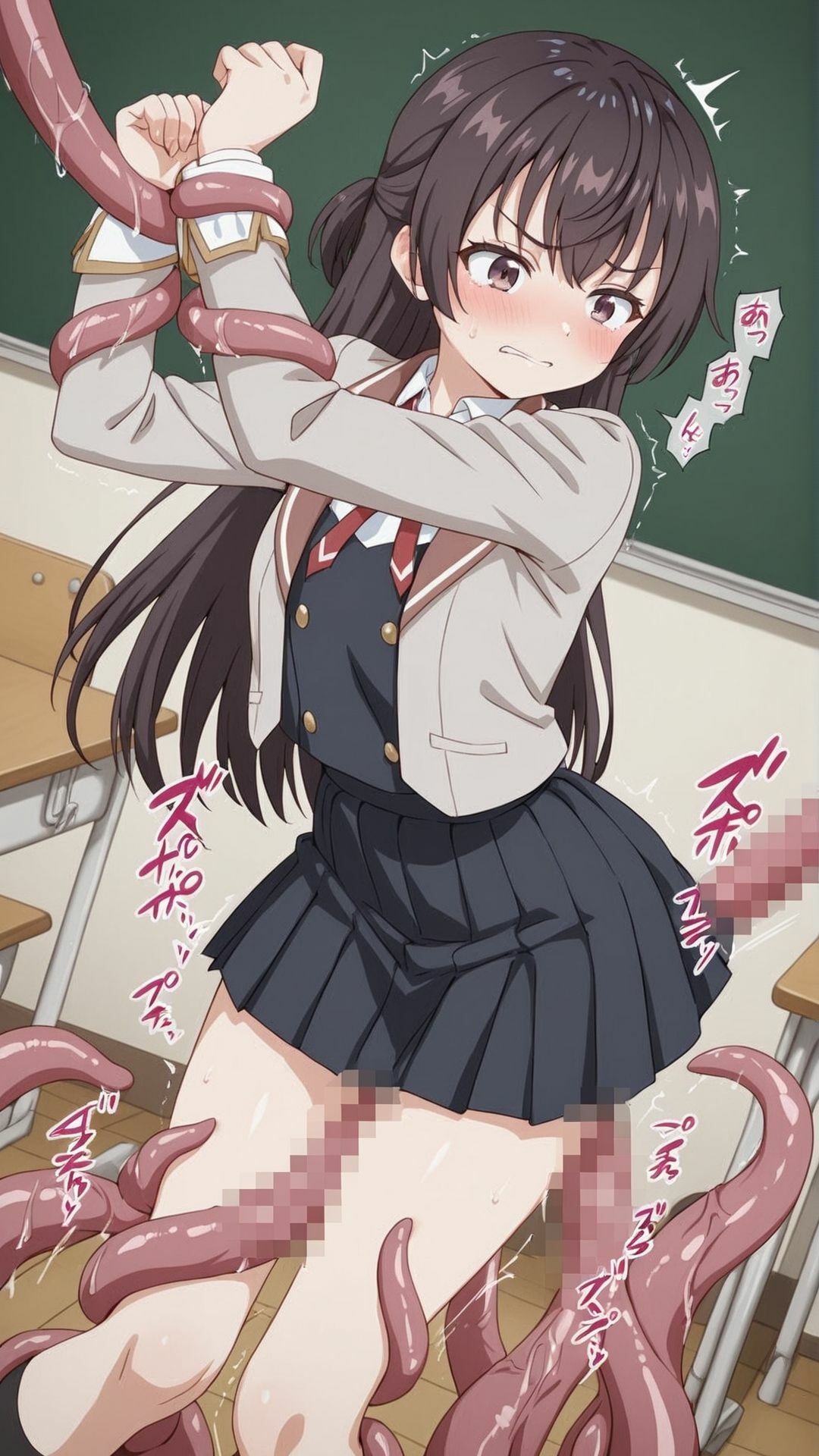 触手 ヒロイン 周〇有〇 - サンプル画像 3