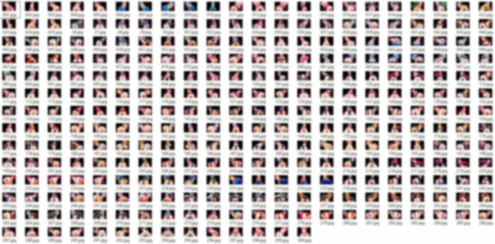 キャラ色々お尻見抜き5 - サンプル画像 1