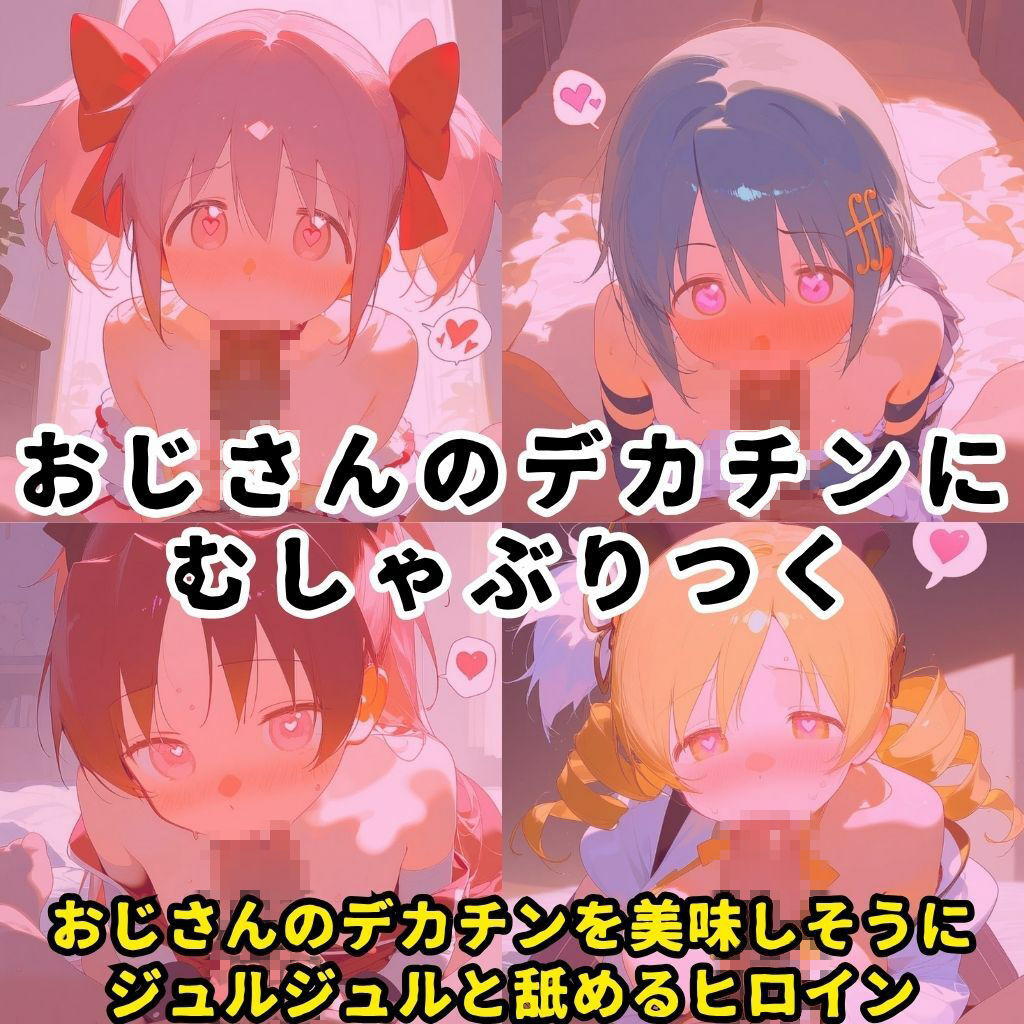 催●スマホを手に入れた小太りおっさん（39）の2次元ヒロインぶっ壊しSEX〜魔法少女ま●かマ●カ編〜 - サンプル画像 5