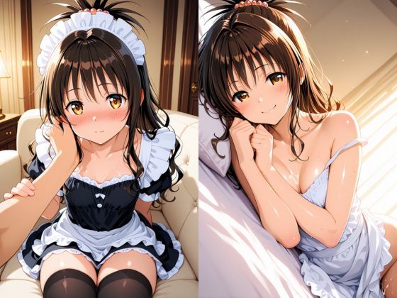 【甘々彼女記録。Ep01】結城〇カン  純愛メイドご奉仕編  497枚CG集 - サンプル画像 4