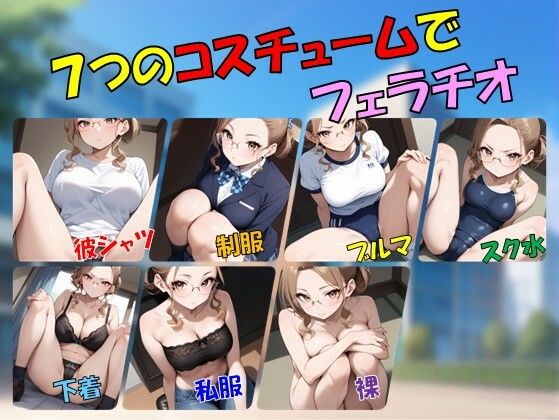 私立吹痴学園性活日記 -茶髪ギャルちゃん フェラチオ編- - サンプル画像 1