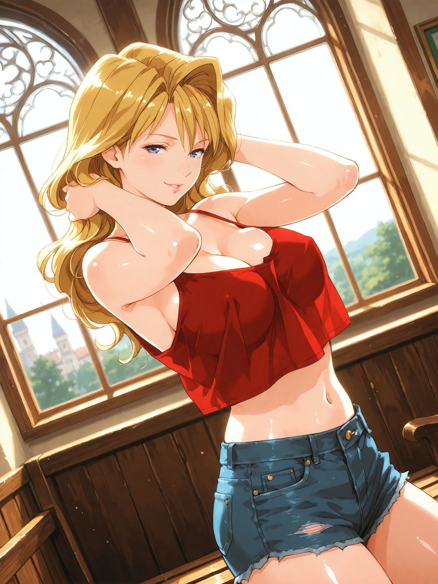 スーパー脱衣麻雀:Re【PVI:クリス・ガ〇ランド編】 - サンプル画像 1