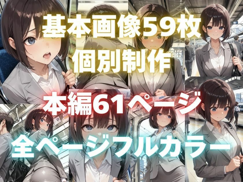 露出妄想はとめられない…クミの妄想3〜電車通勤編〜後編 - サンプル画像 5
