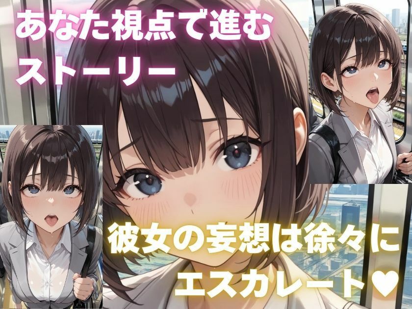 露出妄想はとめられない…クミの妄想3〜電車通勤編〜後編 - サンプル画像 7