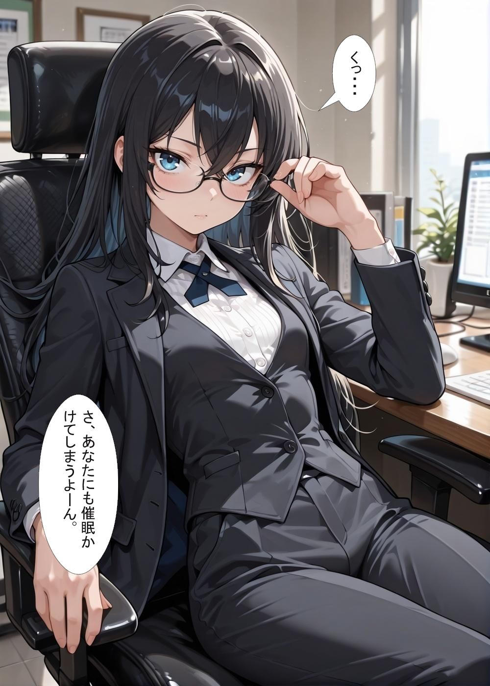 クビにされた男がプライドの高い女部長を催●術で何夜も凌●しまくる話 - サンプル画像 3