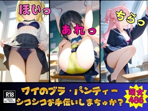 【ブラ・パンティー】ワイのブラ・パンティーでシコシコお手伝いしまちゅか？ドすけべ486人