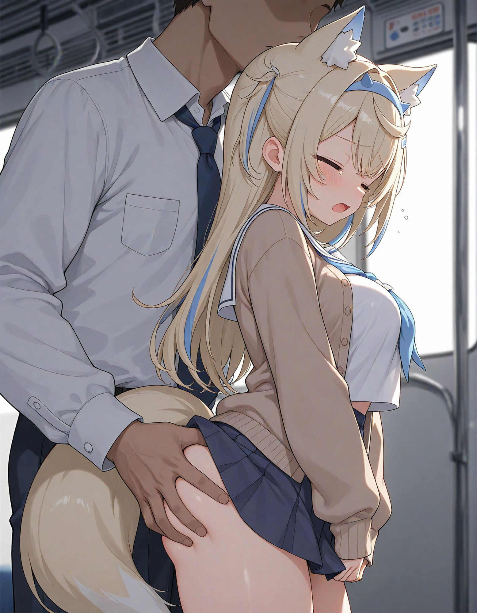 痴●電車 犯●れた少女 フ●ワ・アビスガ●ド編 - サンプル画像 5