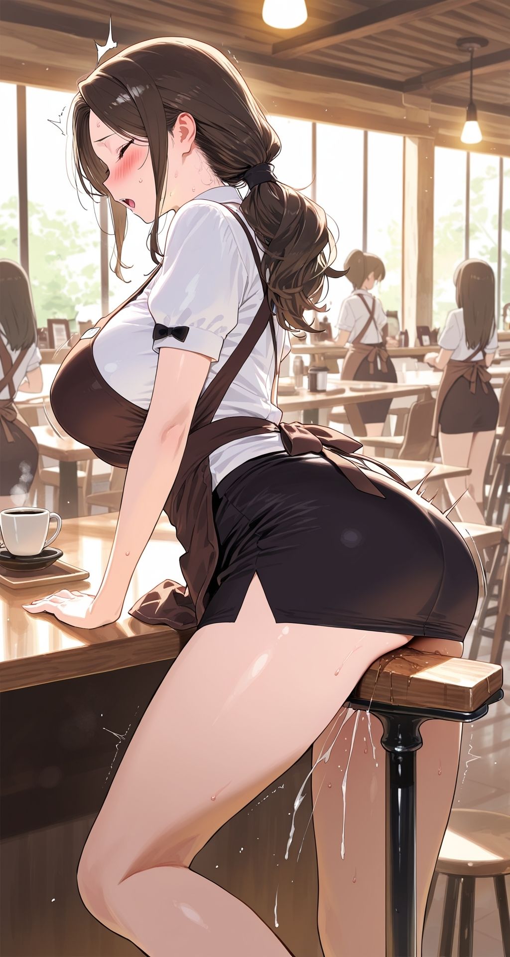 【角オナニー動画】きもちいい角を見つけちゃった女の子たち10本〜パート（4）〜熟女バージョン - サンプル画像 7