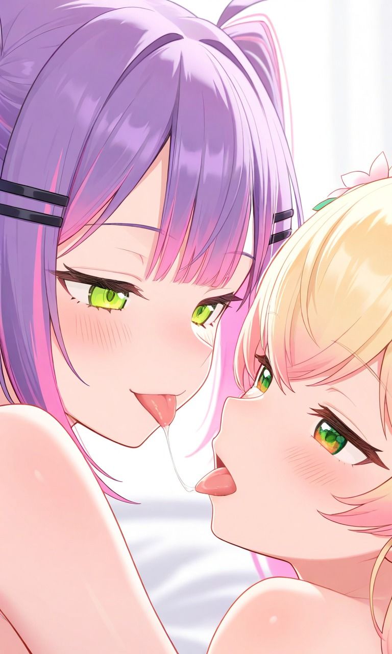 桃◯ねねと常◯トワ ねねトワ百合えっち - サンプル画像 6