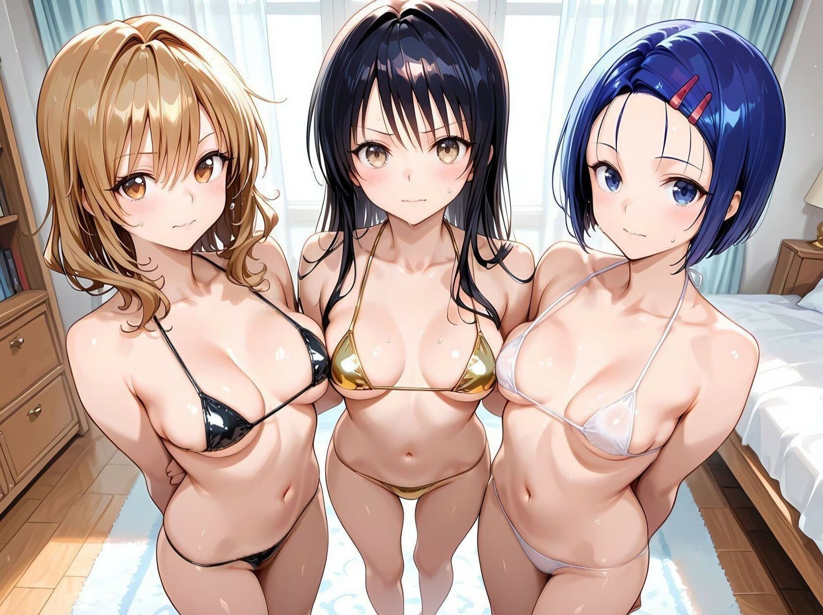 こすぷれくらぶ - 西●寺春菜 - 古●川唯 - 籾●里紗篇【T●Loveる】 - サンプル画像 1