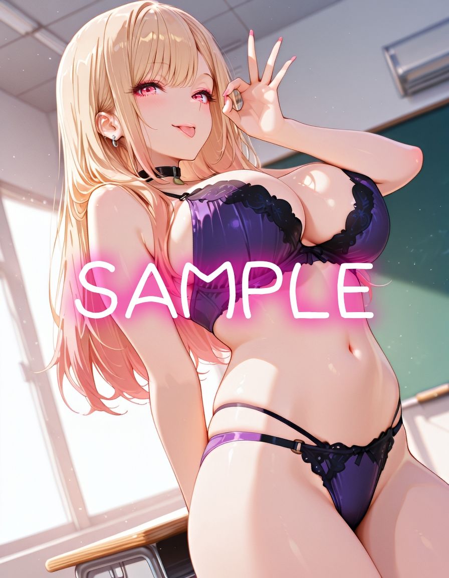 その巨乳ギャルは放課後の教室でたっぷり搾精してくれる。〜喜〇川海夢〜 - サンプル画像 2